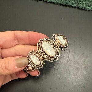 Elegant Silver and Gold Tone Bracelet